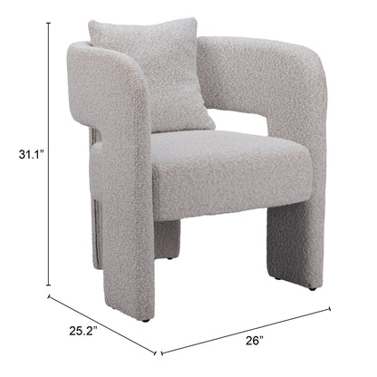 Dining Chair Misty Gray - Modern & Ergonomic Seating for Home & Office