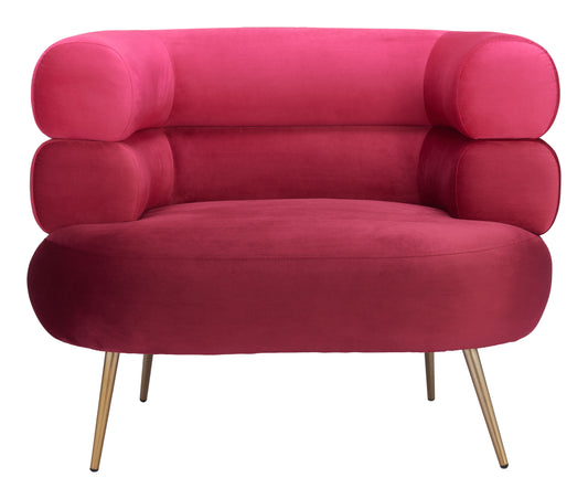 Accent Chair Red - Modern & Ergonomic Seating for Home & Office