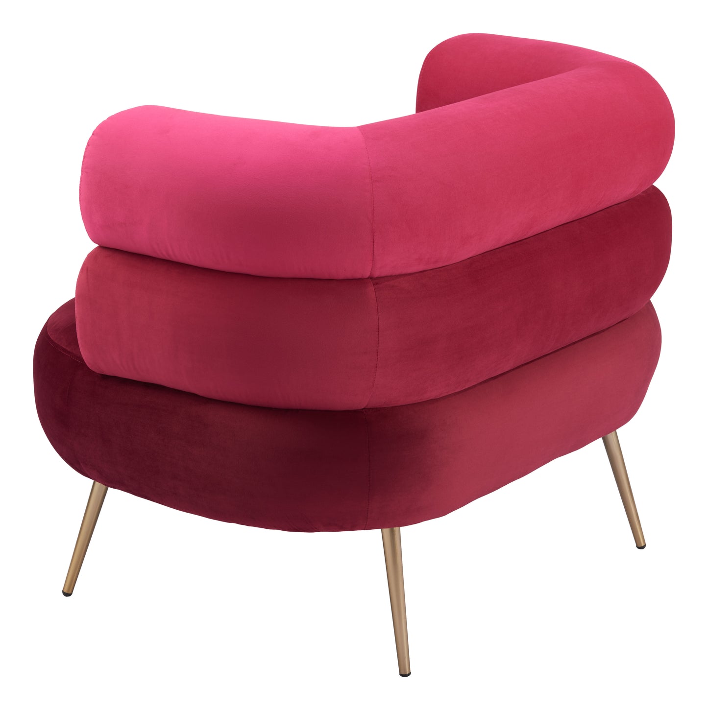 Fauteuil d'appoint Arish rouge