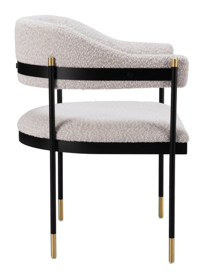 Dining Chair Misty Gray - Modern & Ergonomic Seating for Home & Office