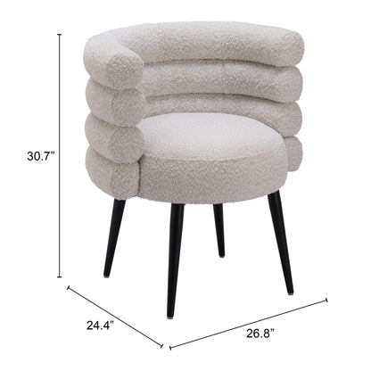 Dining Chair Misty Gray - Modern & Ergonomic Seating for Home & Office