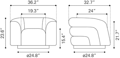 Accent Chair Black - Modern & Ergonomic Seating for Home & Office