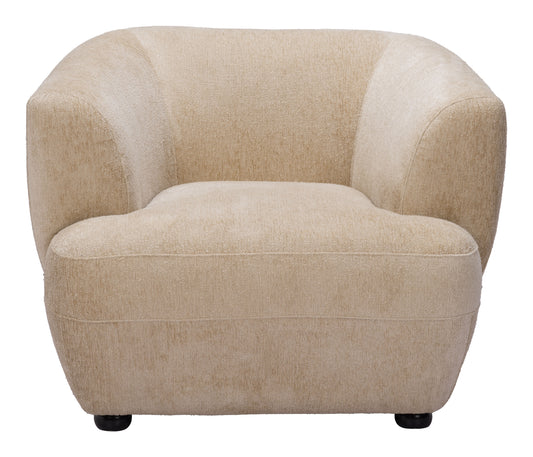 Accent Chair Golden Beige - Modern & Ergonomic Seating for Home & Office