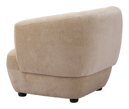 Accent Chair Golden Beige - Modern & Ergonomic Seating for Home & Office