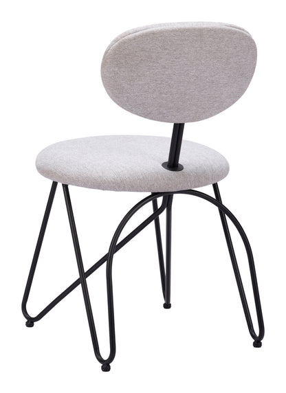 Dining Chair (Set of 2) Dove Gray - Modern & Ergonomic Seating for Home & Office