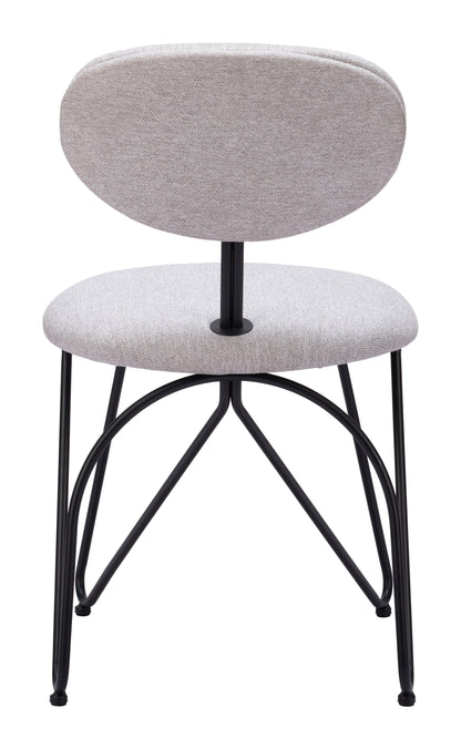 Dining Chair (Set of 2) Dove Gray - Modern & Ergonomic Seating for Home & Office