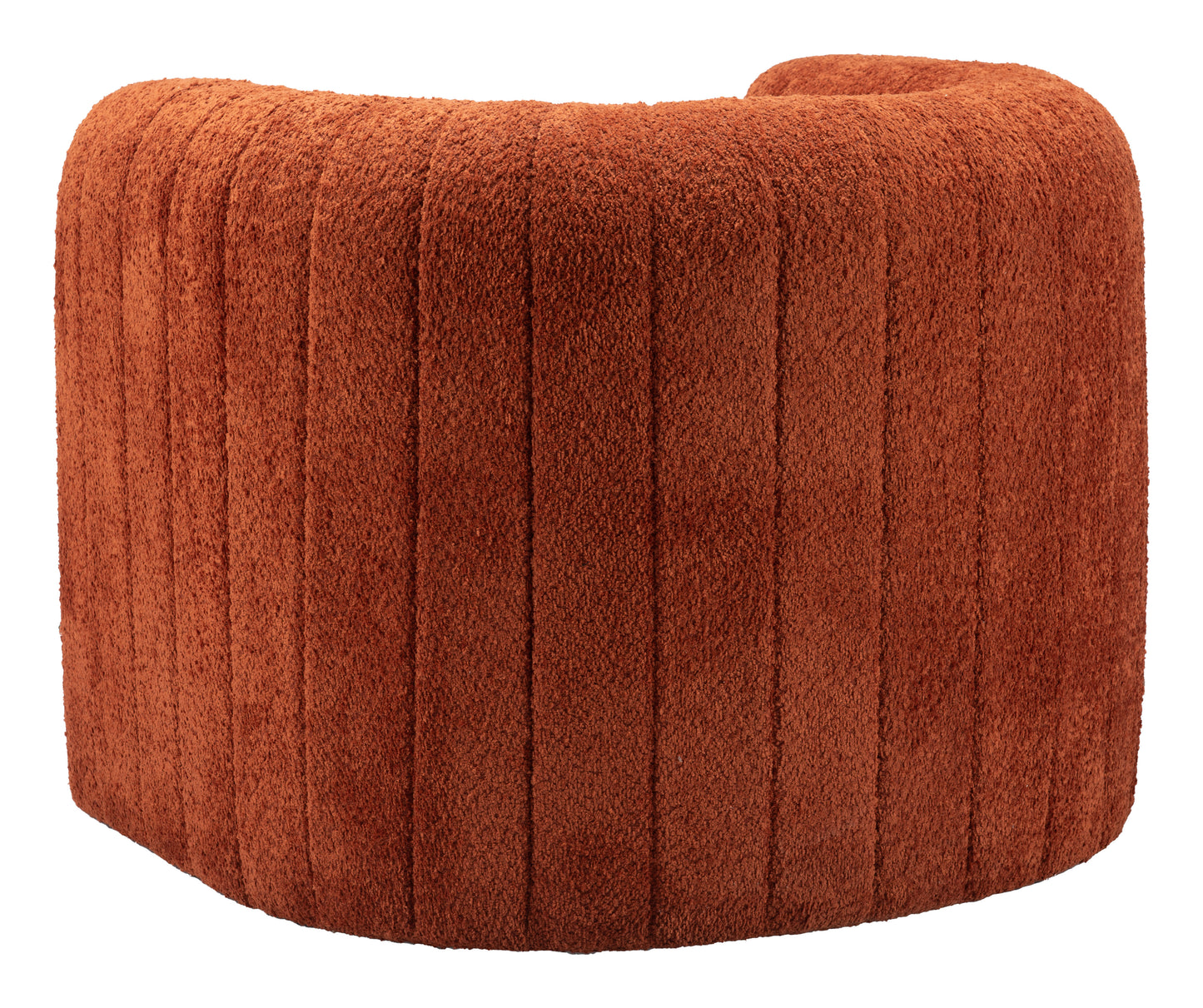 Fauteuil d'appoint Viana orange brûlé