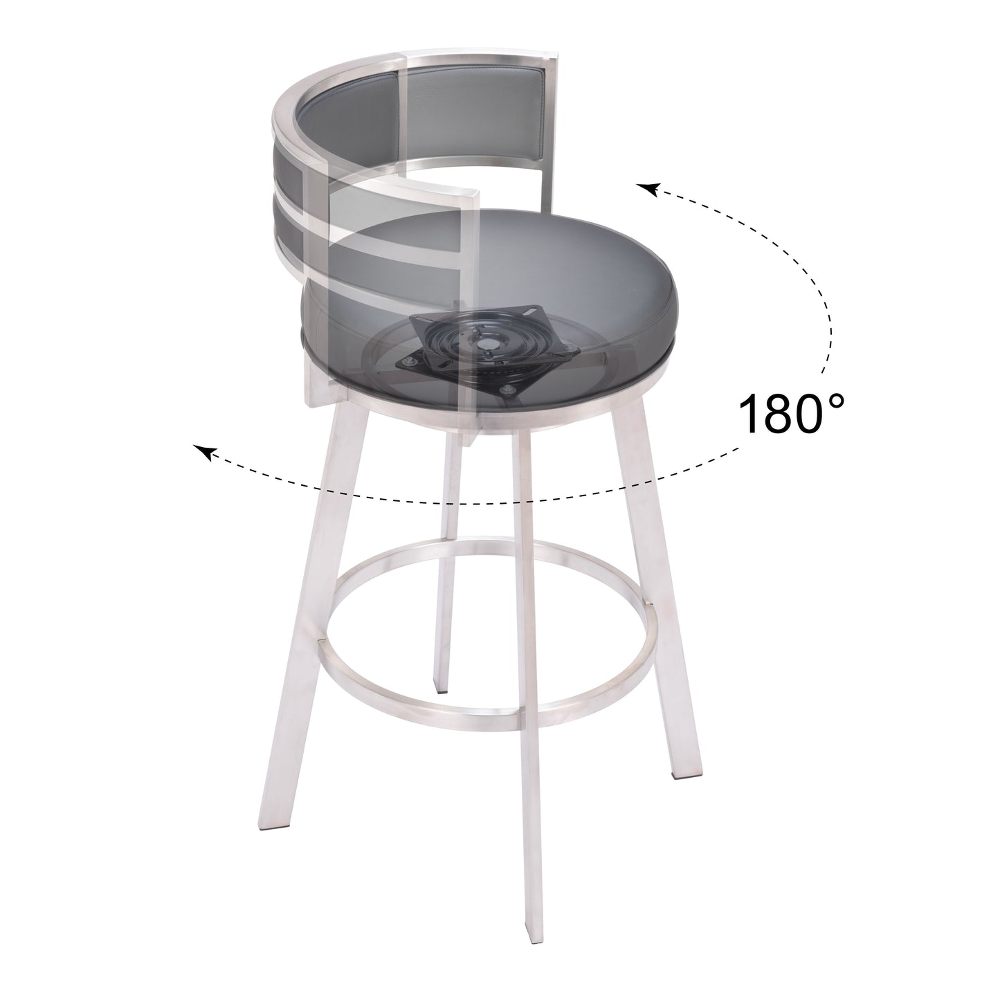 Swivel Barstool Black - Premium Quality & Stylish Design for Your Home