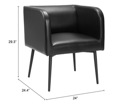 Dining Chair Black - Modern & Ergonomic Seating for Home & Office