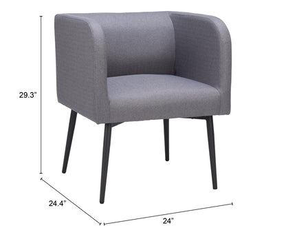 Dining Chair Gray - Modern & Ergonomic Seating for Home & Office