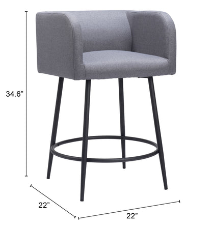 Counter Stool (Set of 2) Gray - Premium Quality & Stylish Design for Your Home