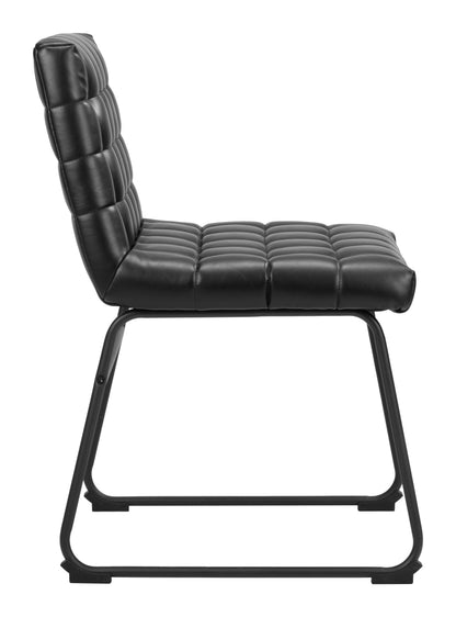 Dining Chair (Set of 2) Black - Modern & Ergonomic Seating for Home & Office