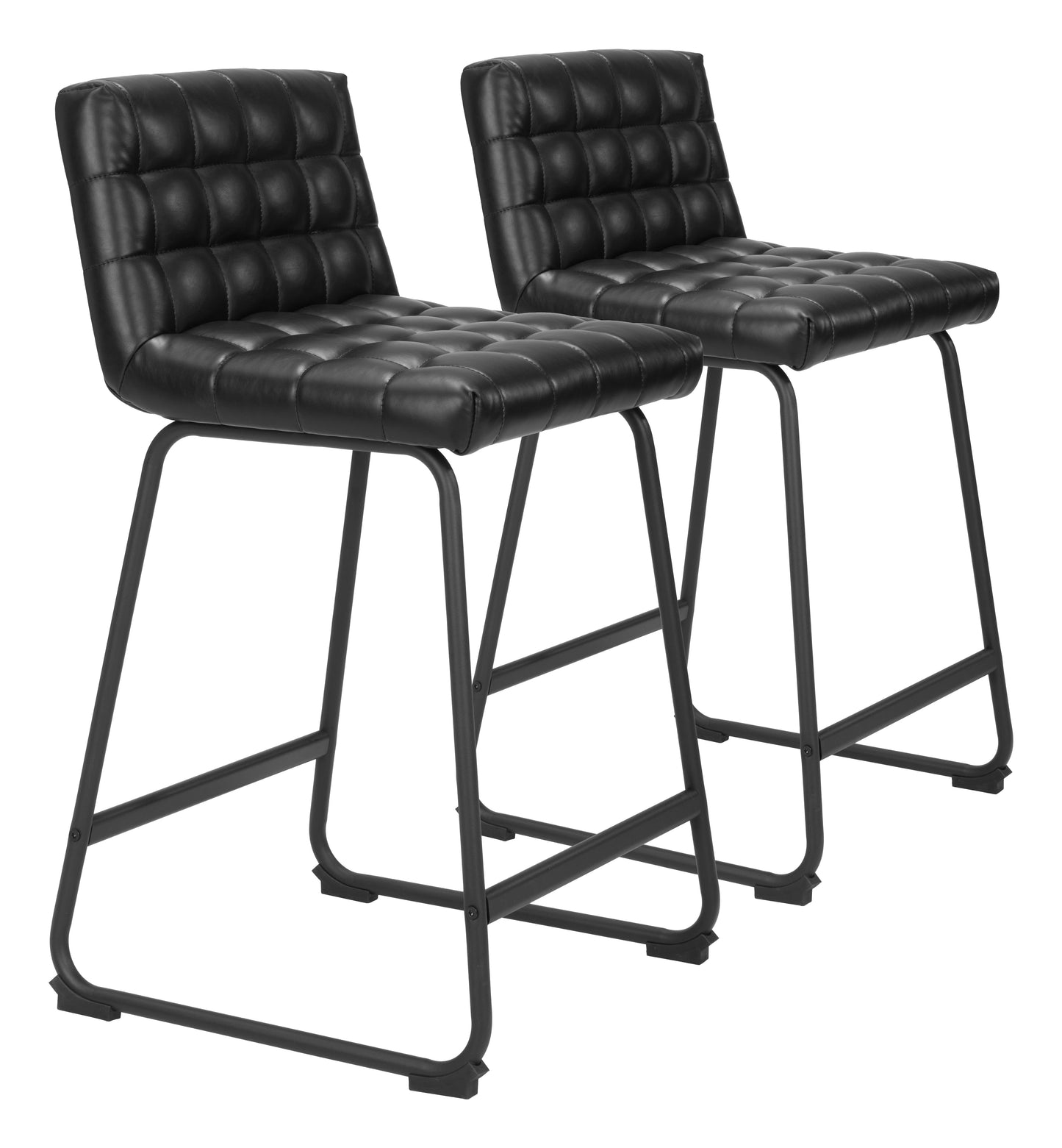Tabouret de bar Pago (lot de 2) noir