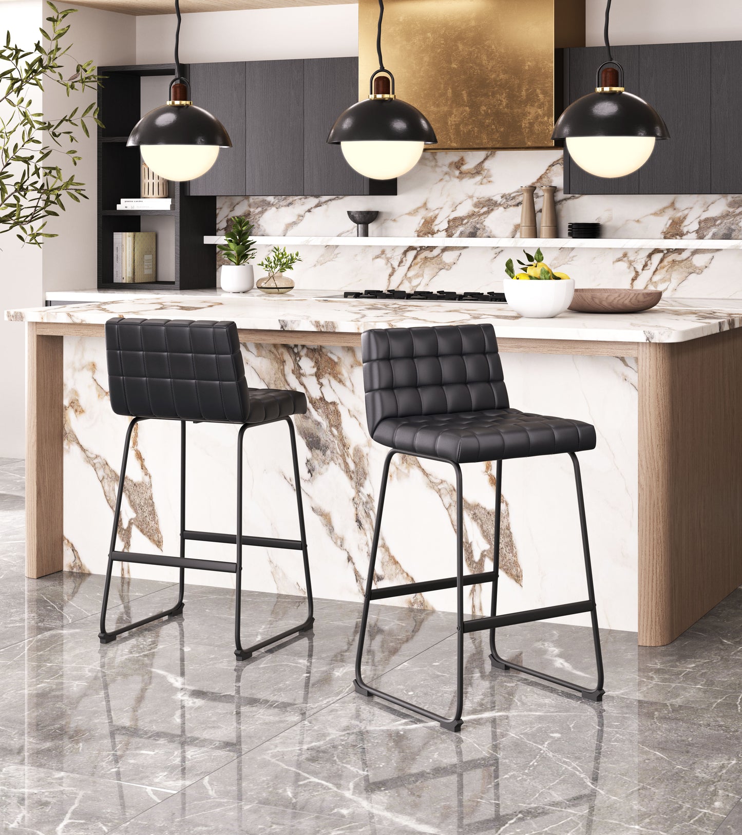 Barstool (Set of 2) Black - Premium Quality & Stylish Design for Your Home