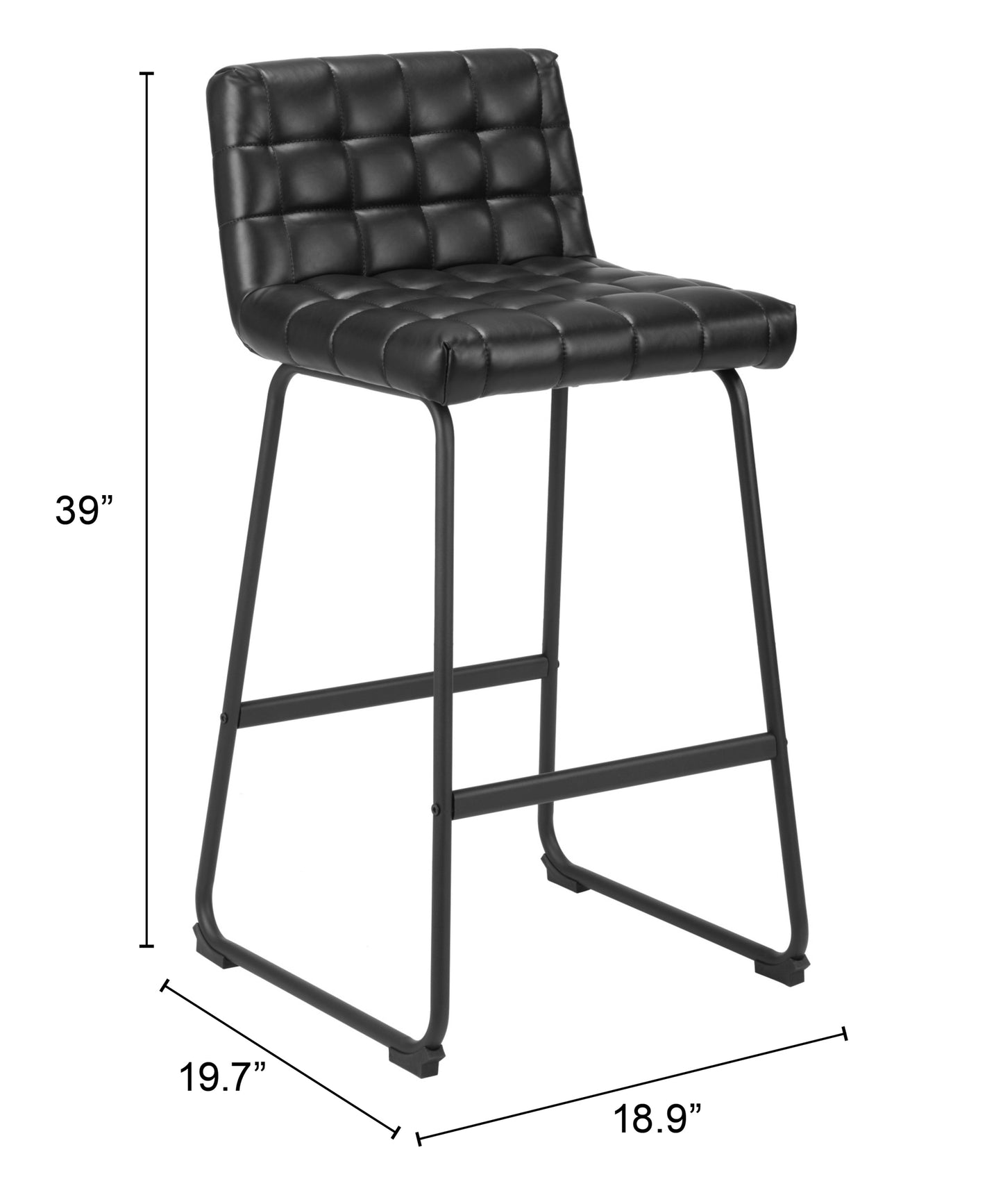 Barstool (Set of 2) Black - Premium Quality & Stylish Design for Your Home