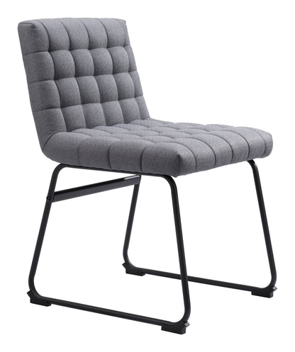 Dining Chair (Set of 2) Gray - Modern & Ergonomic Seating for Home & Office