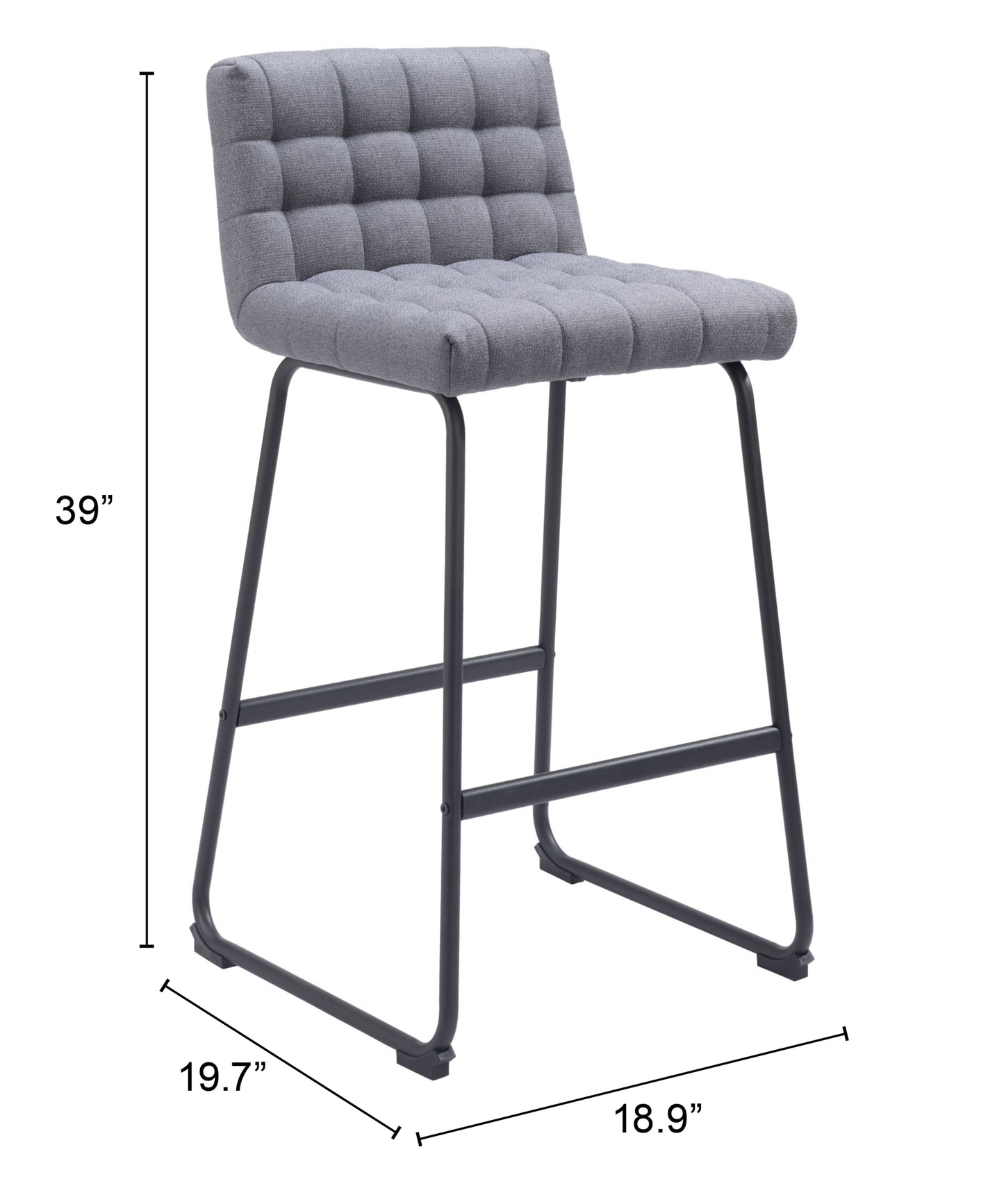 Barstool (Set of 2) Gray - Premium Quality & Stylish Design for Your Home