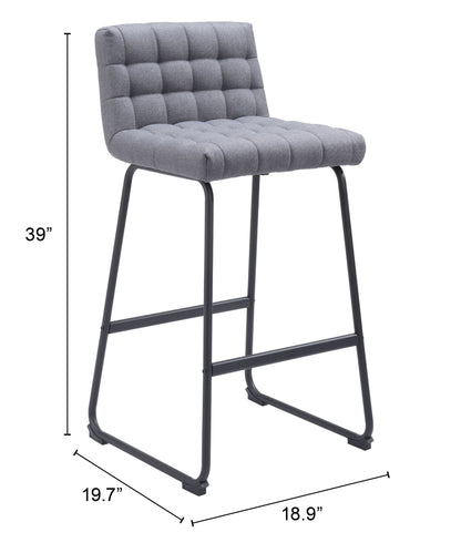Barstool (Set of 2) Gray - Premium Quality & Stylish Design for Your Home
