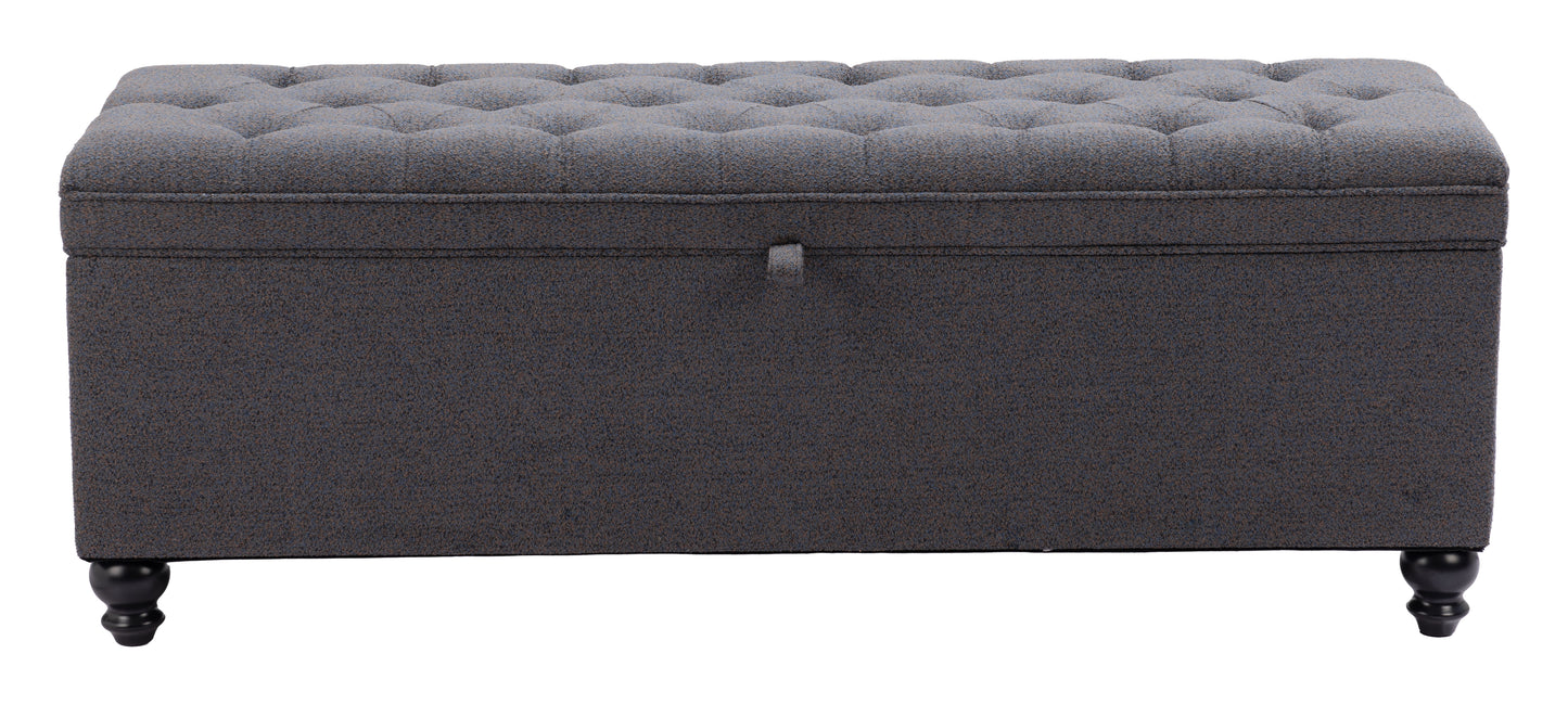 Banc de rangement Halifax gris gravier