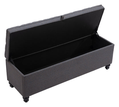 Banc de rangement Halifax gris gravier
