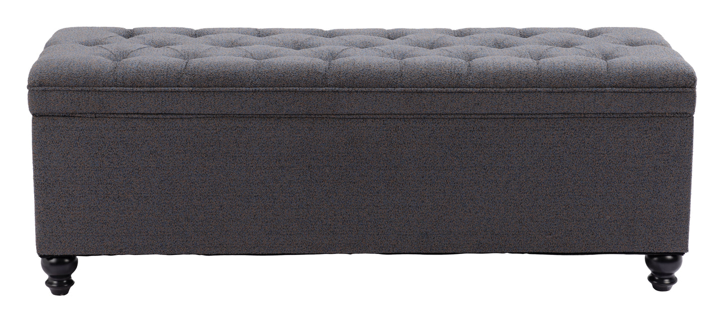 Banc de rangement Halifax gris gravier