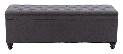 Banc de rangement Halifax gris gravier