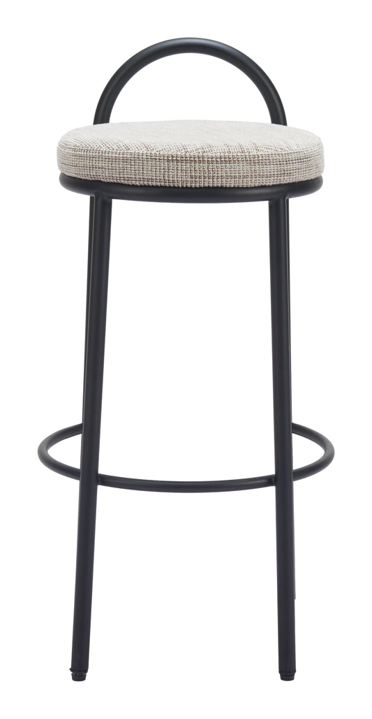 Barstool (Set of 2) Beige Tweed - Premium Quality & Stylish Design for Your Home