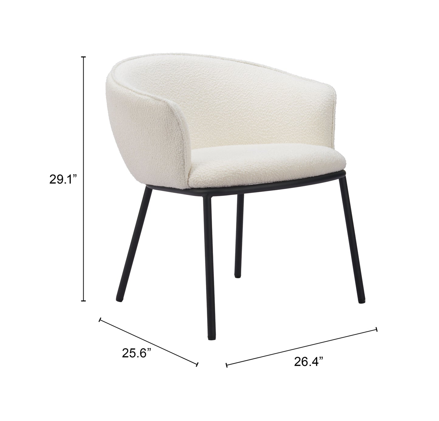 Chaise de salle à manger Essen Ivoire