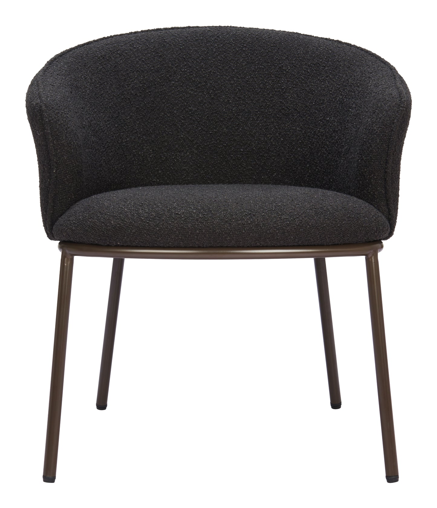 Chaise de salle à manger Essen noire et bronze