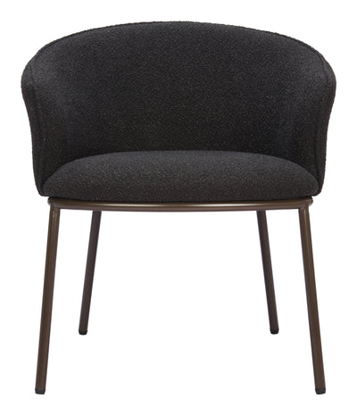 Dining Chair Black & Bronze - Modern & Ergonomic Seating for Home & Office