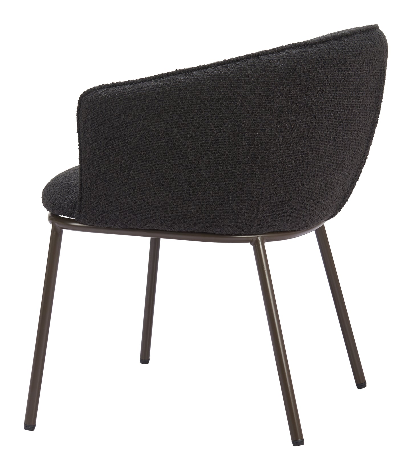 Chaise de salle à manger Essen noire et bronze