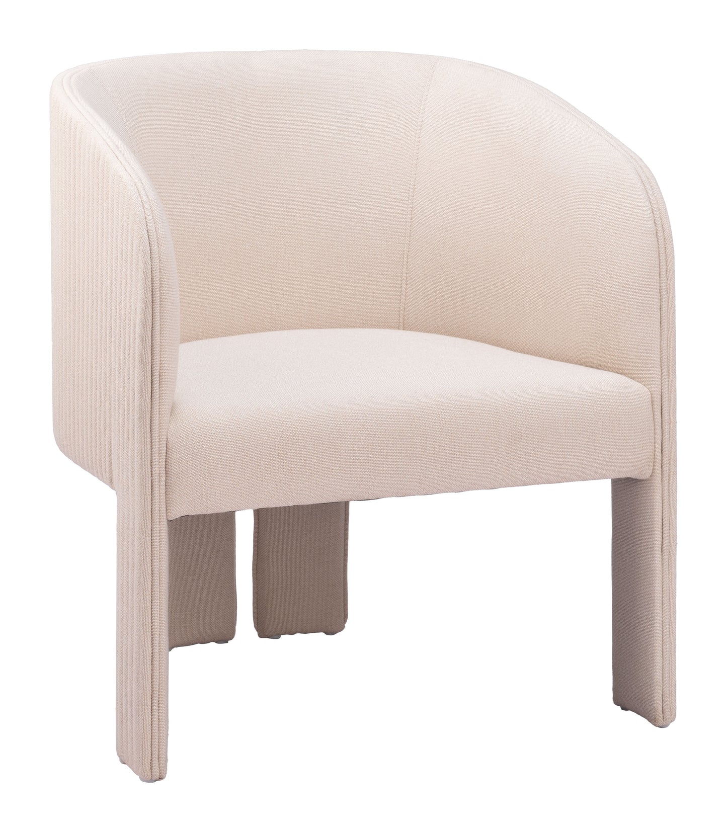Accent Chair Beige - Modern & Ergonomic Seating for Home & Office