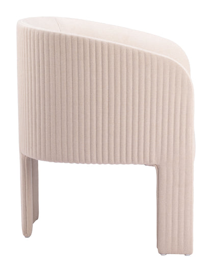 Accent Chair Beige - Modern & Ergonomic Seating for Home & Office