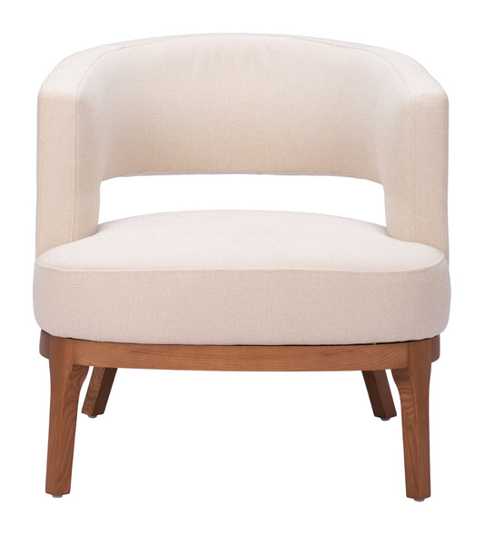 Accent Chair Beige - Modern & Ergonomic Seating for Home & Office