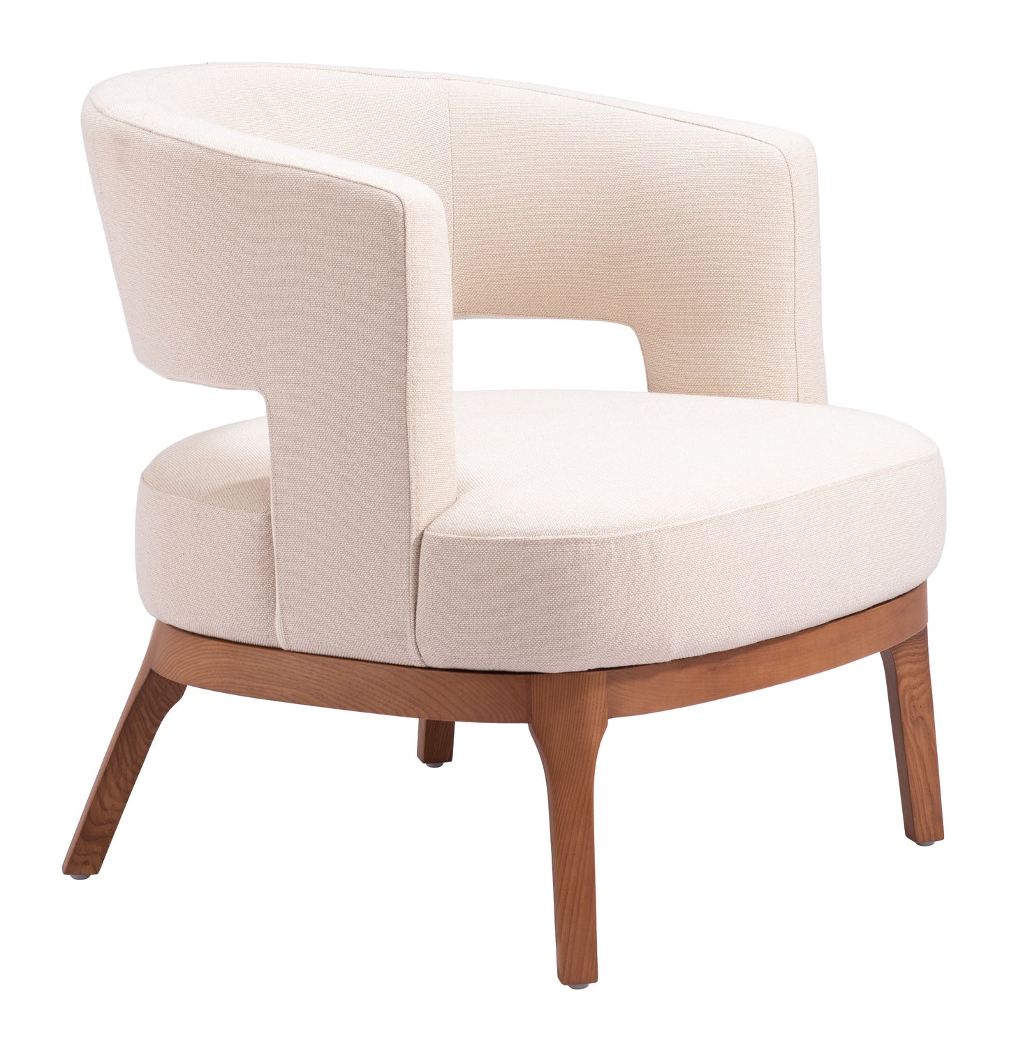 Accent Chair Beige - Modern & Ergonomic Seating for Home & Office