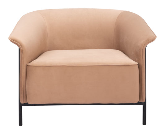 Accent Chair Tan - Modern & Ergonomic Seating for Home & Office