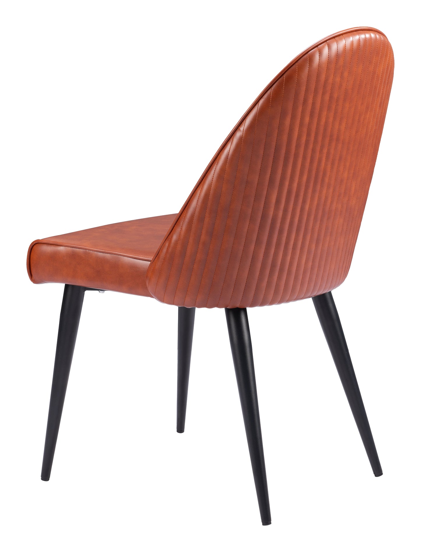 Chaise de salle à manger sans accoudoirs Silloth (lot de 2) marron