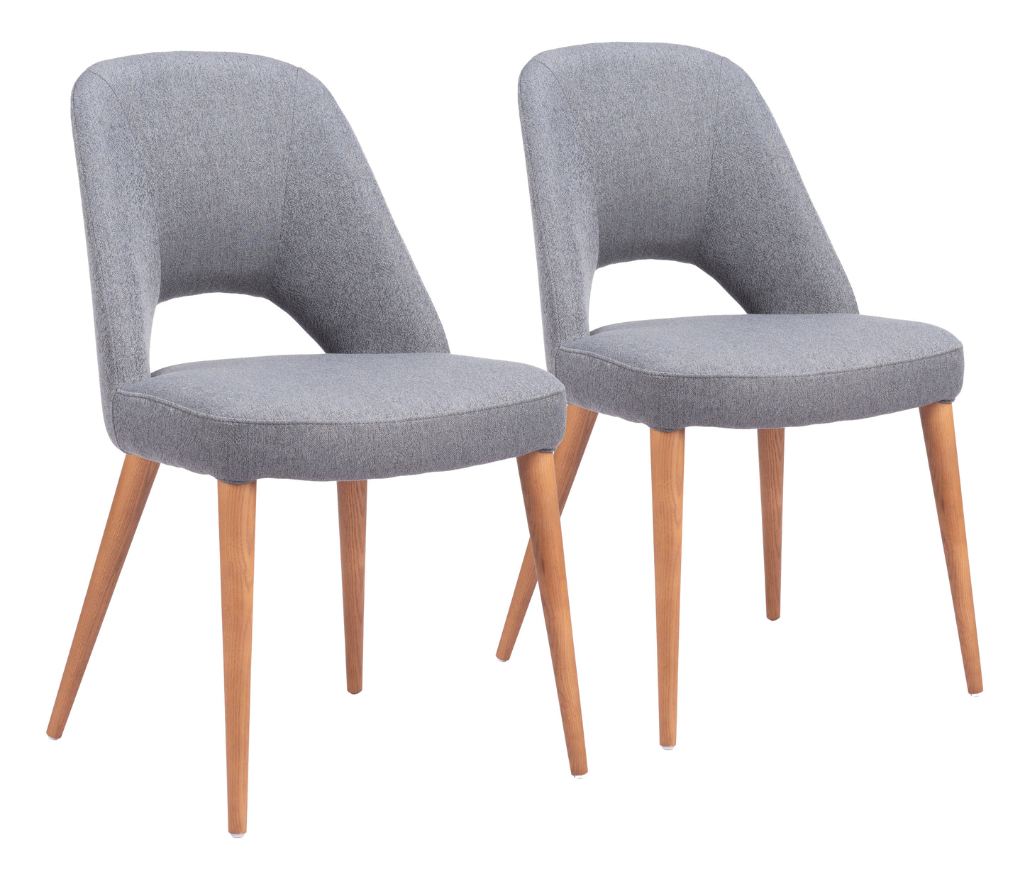 Dining Chair (Set of 2) Gray - Modern & Ergonomic Seating for Home & Office