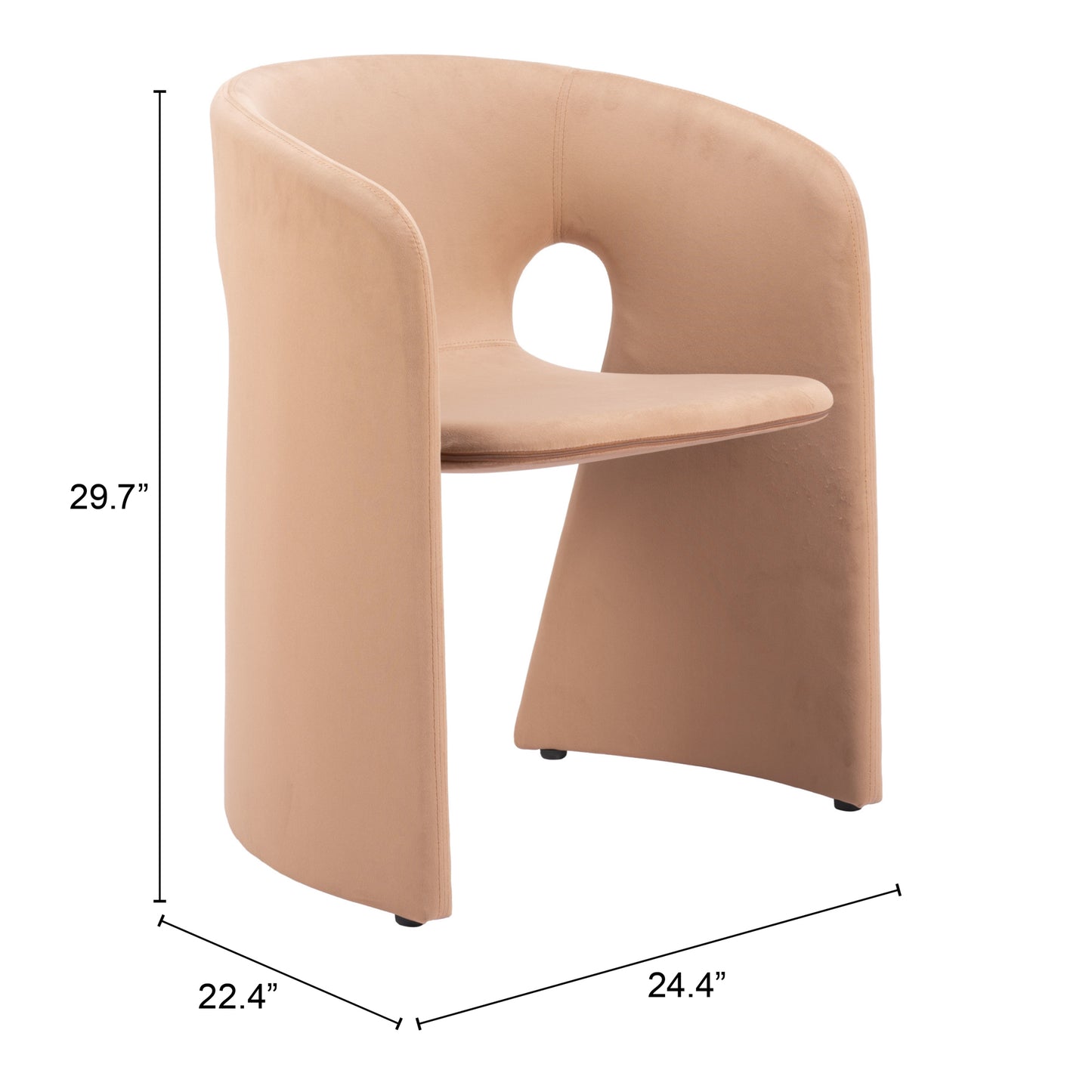 Chaise de salle à manger Rosyth beige