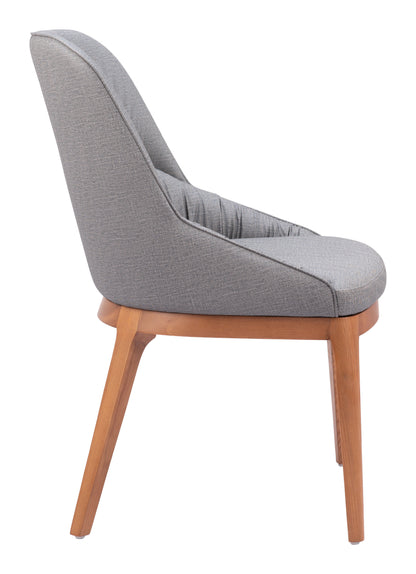 Dining Chair (Set of 2) Slate Gray - Modern & Ergonomic Seating for Home & Office