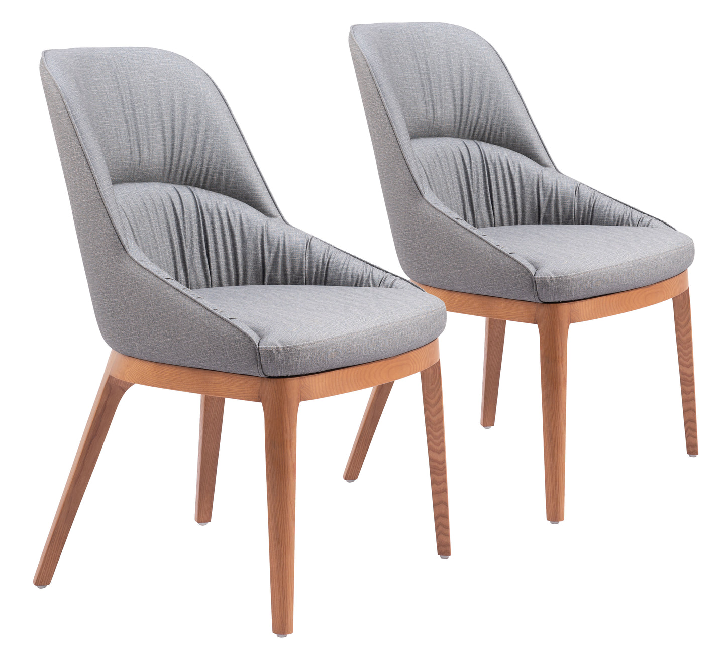 Dining Chair (Set of 2) Slate Gray - Modern & Ergonomic Seating for Home & Office