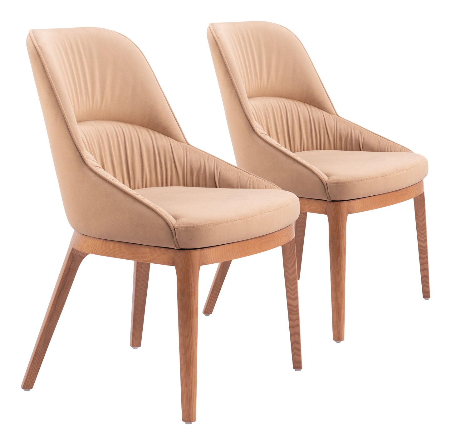 Dining Chair (Set of 2) Tan - Modern & Ergonomic Seating for Home & Office