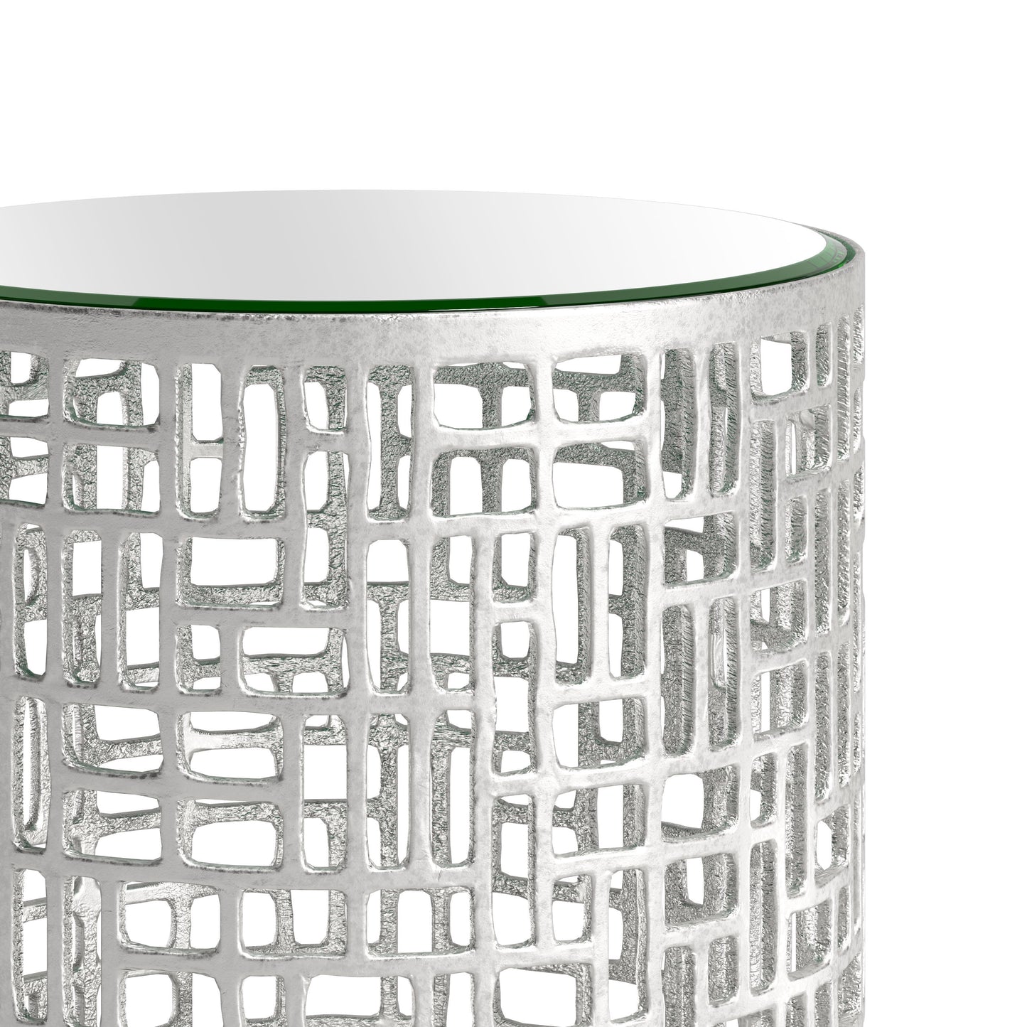 Side Table Set (2-Piece) Silver - Elegant & Durable Dining Table for Stylish Spaces
