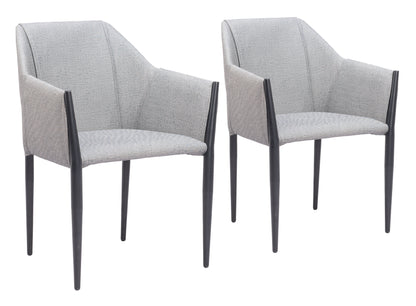 Dining Chair (Set of 2) Slate Gray - Modern & Ergonomic Seating for Home & Office
