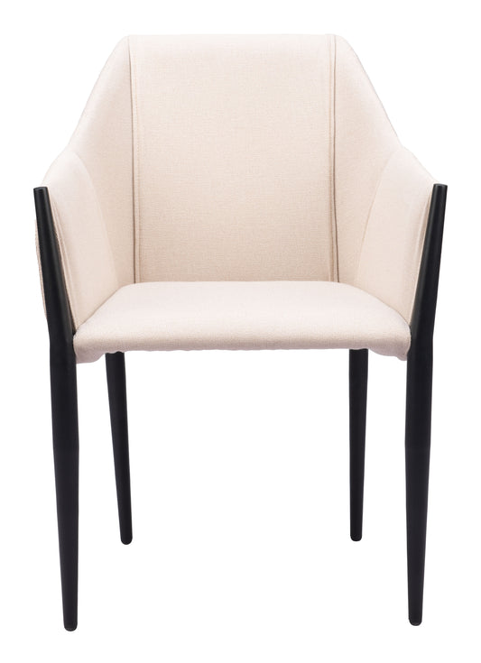 Dining Chair (Set of 2) Beige - Modern & Ergonomic Seating for Home & Office