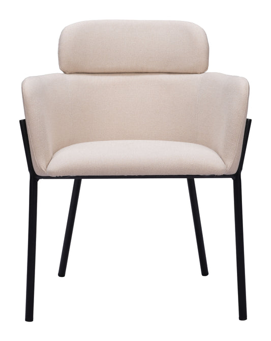 Dining Chair (Set of 2) Beige - Modern & Ergonomic Seating for Home & Office