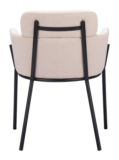 Dining Chair (Set of 2) Beige - Modern & Ergonomic Seating for Home & Office