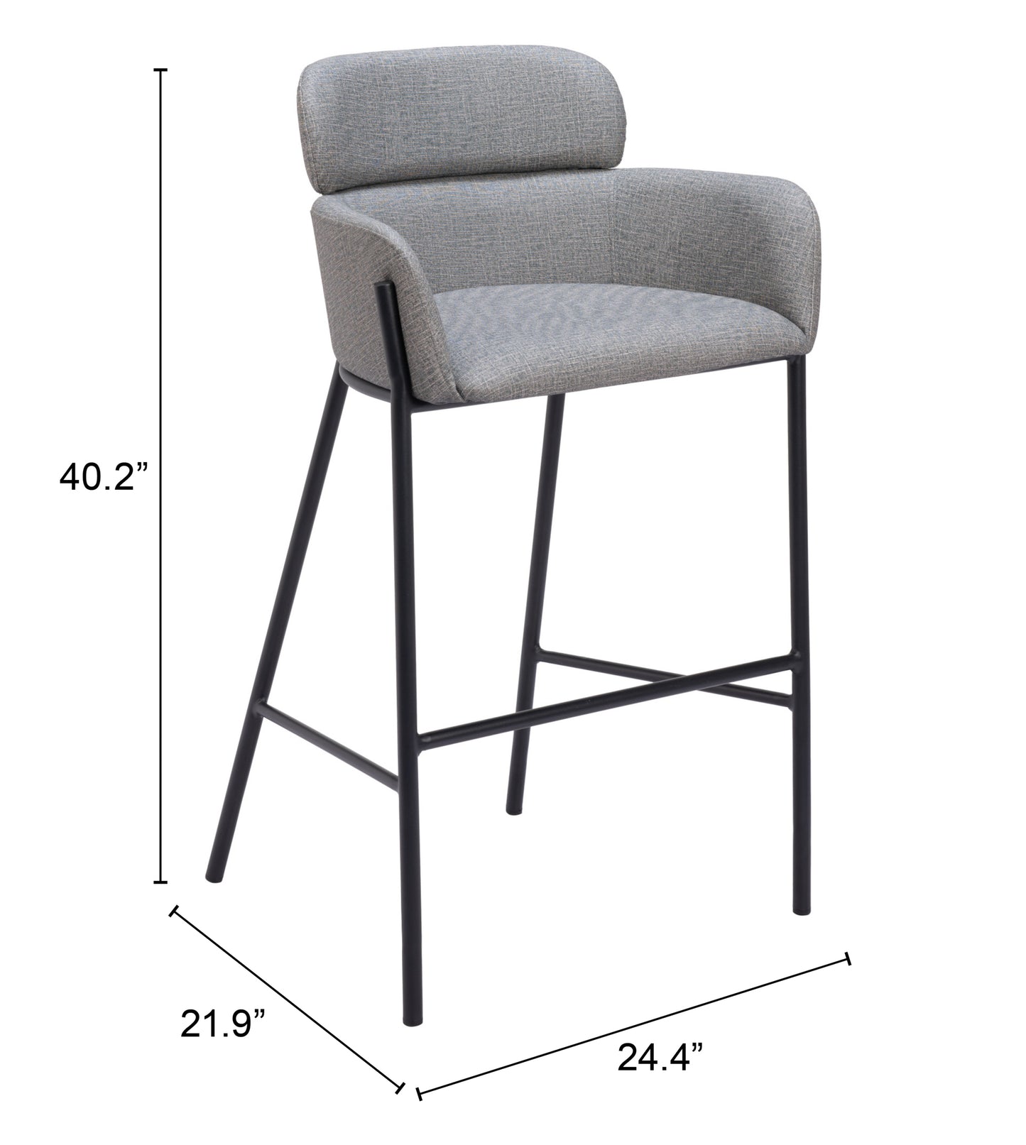Barstool Slate Gray - Premium Quality & Stylish Design for Your Home