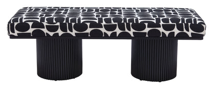 Banc Botoia Noir et Blanc