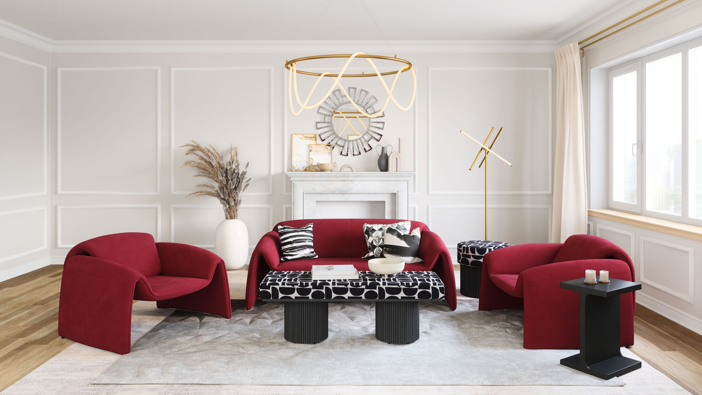 Banc Botoia Noir et Blanc